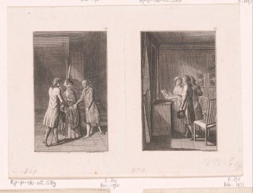 Two Scenes from the Stories of Wilhelm Gottlieb Becker