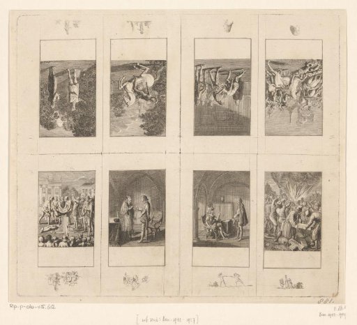 Acht voorstellingen uit de geschiedenis van de Bartholomeusnacht