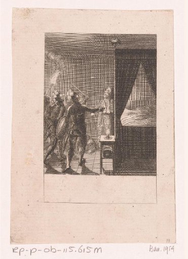 Nachtelijke inval in het huis van Coligny
