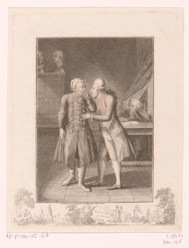 Chodowiecki schetst Lippert en Zingg