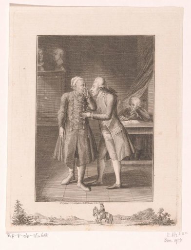 Chodowiecki schetst Lippert en Zingg