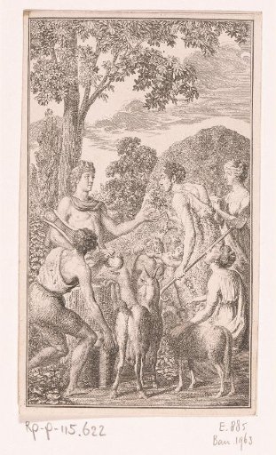 Herders brengen Apollo geschenken