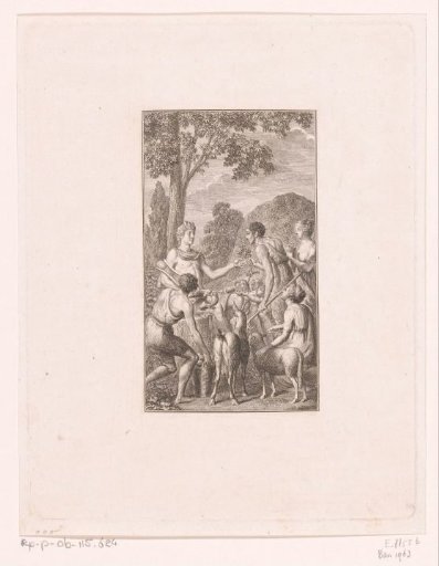 Herders brengen Apollo geschenken