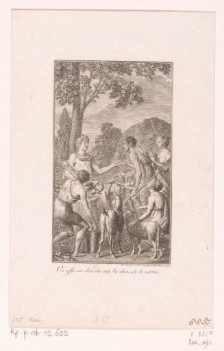 Herders brengen Apollo geschenken