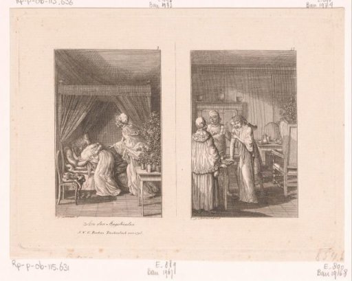 Two scenes from the stories of Wilhelm Gottlieb Becker