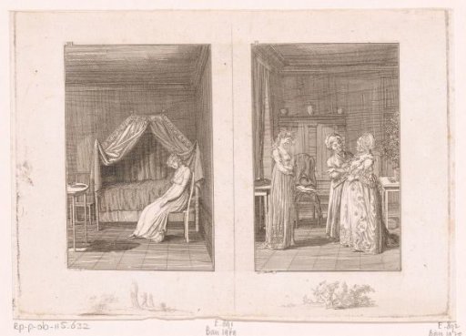Two scenes from the stories of Wilhelm Gottlieb Becker