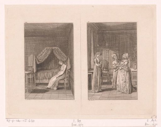 Two scenes from the stories of Wilhelm Gottlieb Becker