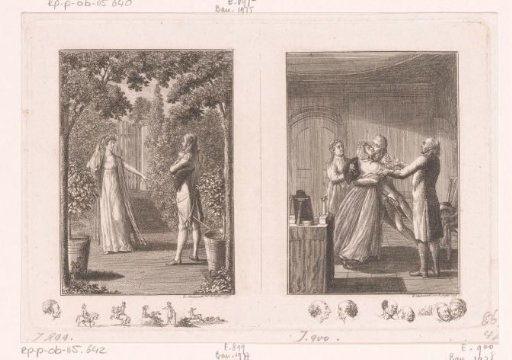 Two scenes from the stories of Karl Lang
