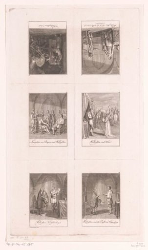Six scenes from the life of Field Marshal Wallenstein