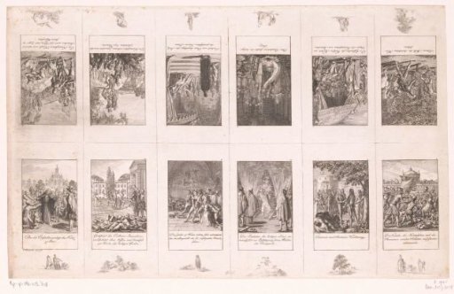 Twelve scenes from the history of the First Crusade
