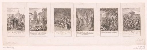 Six scenes from the history of the First Crusade