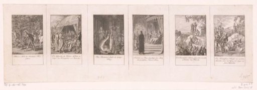 Six scenes from the history of the First Crusade