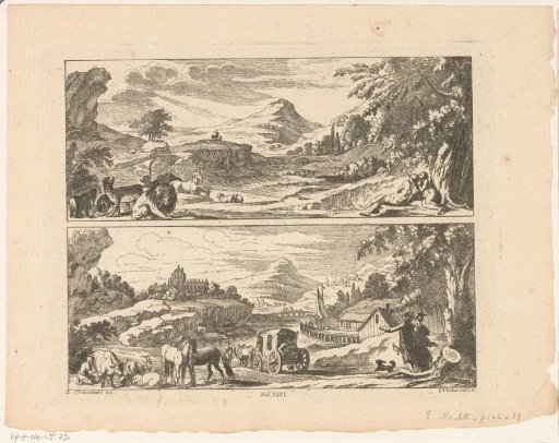 Two scenes concerning human influence on the landscape