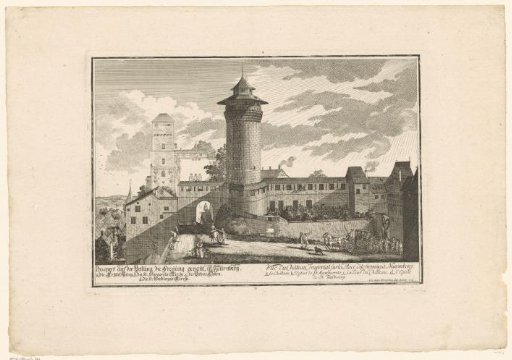 View of the Imperial Castle in Nuremberg