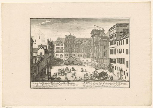 View of the Dittinghof in Nuremberg