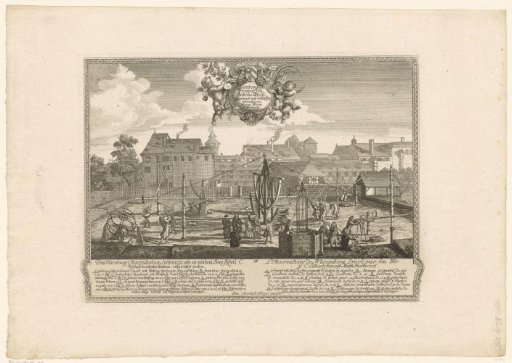 View of the Nuremberg Observatory of Georg Christoph Eimmart