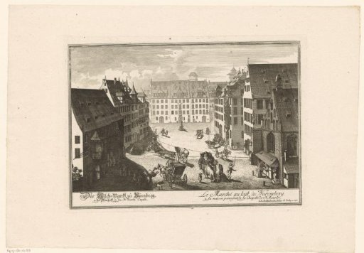 View of the Milk Market in Nuremberg