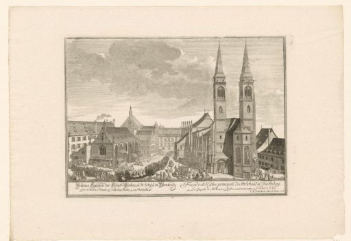 View of St. Sebald's Church in Nuremberg