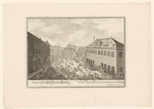 View of the Meat Bridge in Nuremberg