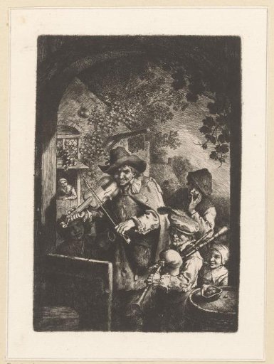 Musicians in a Doorway