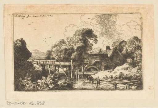 Landscape with Watermill on the River