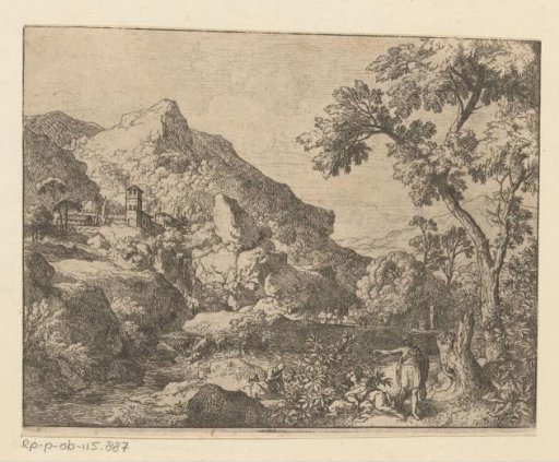 Arcadian mountain landscape