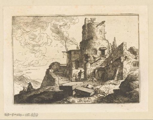 Landscape with a lookout tower