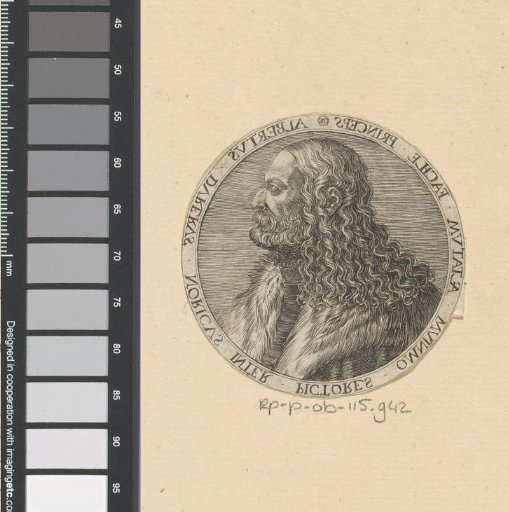 Portrait of Albrecht Dürer in a Medallion