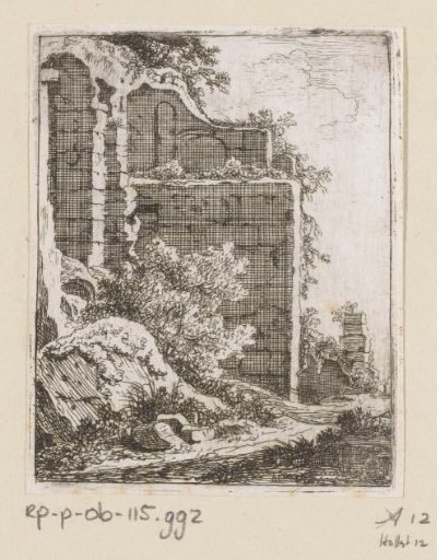 Wall of a ruin