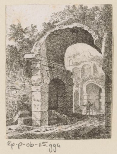 Ruin of a portico