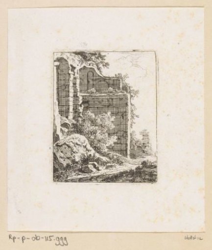 Wall of a ruin