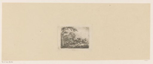Landscape with shepherds and their flock