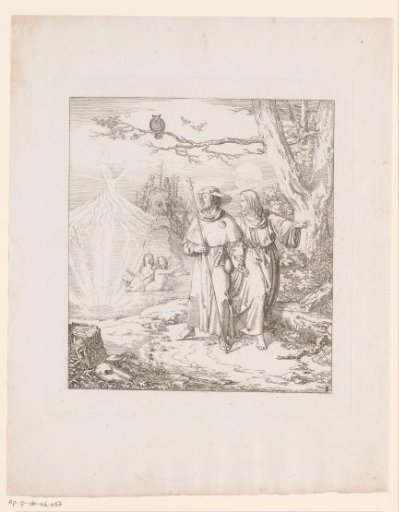 Pilgrim is led away from temptation and evil
