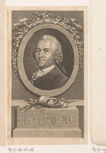 Portrait of Heinrich Gottfried Koch
