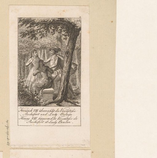 Scene from the history of Henry VIII
