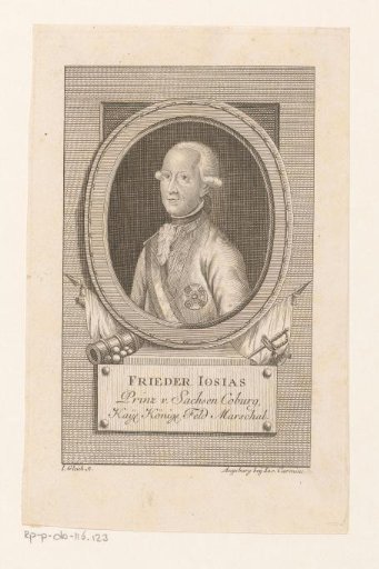 Portrait of Friedrich Josias