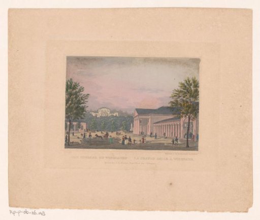View of the Kurhaus near Wiesbaden