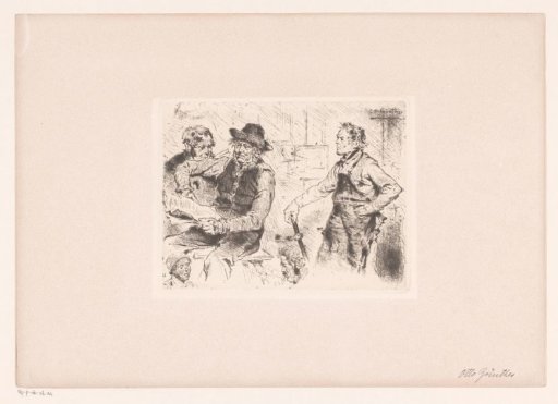 Study Sheet with Male Figures and Heads