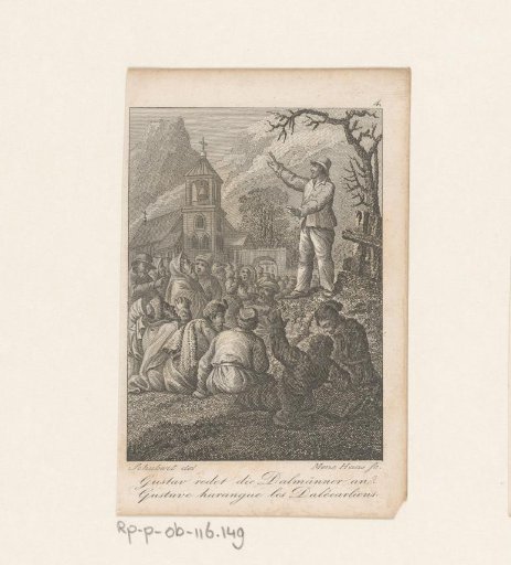 Gustav Wasa addresses the Dalmen