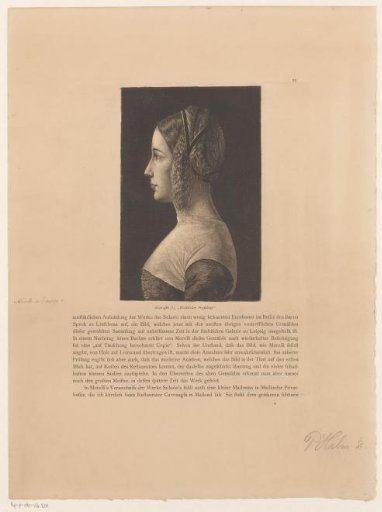 Portrait of an unknown woman