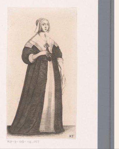 English Lady of Quality with Handkerchief in Hand