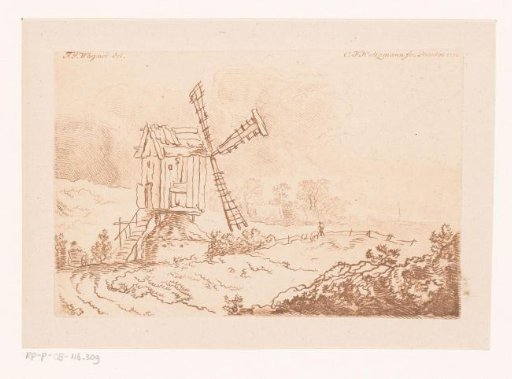 Landscape with a mill
