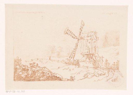 Landscape with a mill