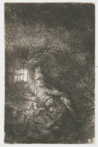 The rest on the flight into Egypt: a night piece