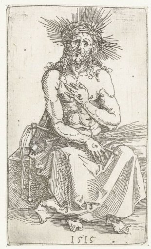 Christ as the Man of Sorrows, seated
