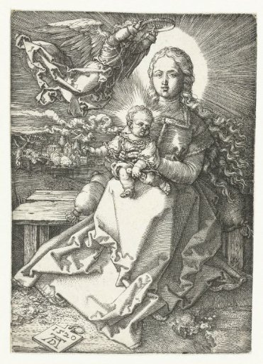Mary with Child Crowned by an Angel
