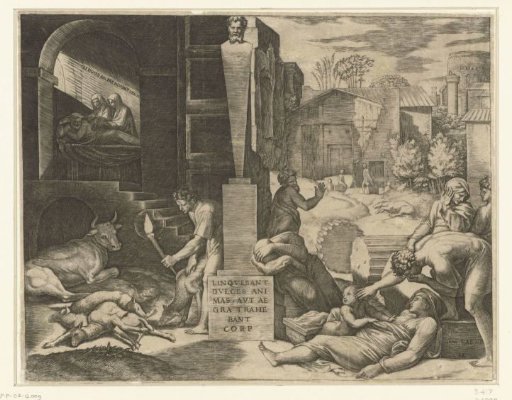 Plague among the Trojans on Crete and the Dream of Aeneas