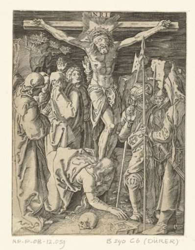 Christ on the Cross with Onlookers