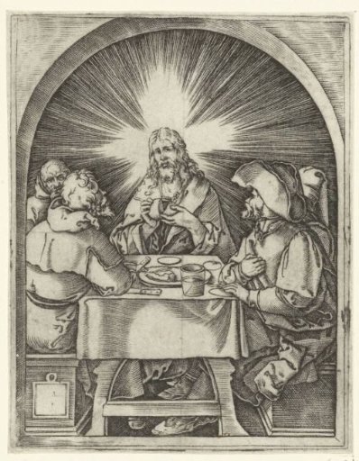 Christ Eating a Meal with the Disciples at Emmaus