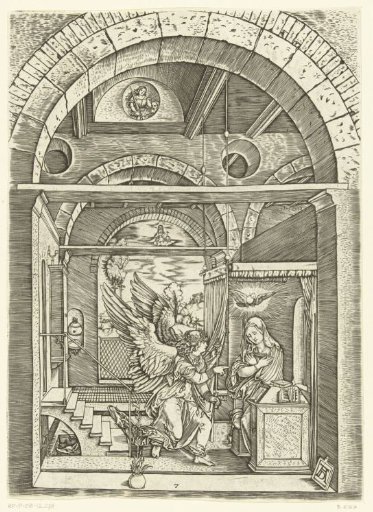 Angel announces the birth of Christ to Mary